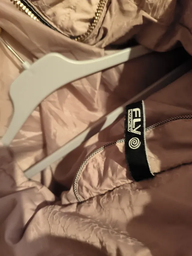 Cazadora acolchada mujer rosa