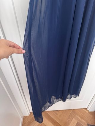 Vestido largo noche azul marino talla M