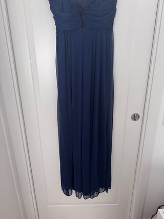 Vestido largo noche azul marino talla M