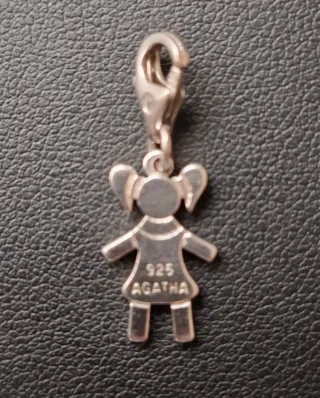 Colgante niña plata