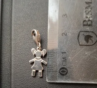 Colgante niña plata