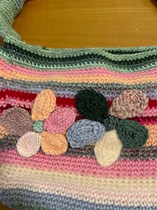 Borsetta all’uncinetto, fatta a mano