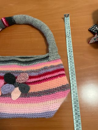 Borsetta all’uncinetto, fatta a mano