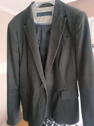 Americana Zara Negra Talla XL 40/42