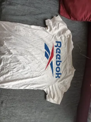 Camiseta Reebok Hombre Blanca