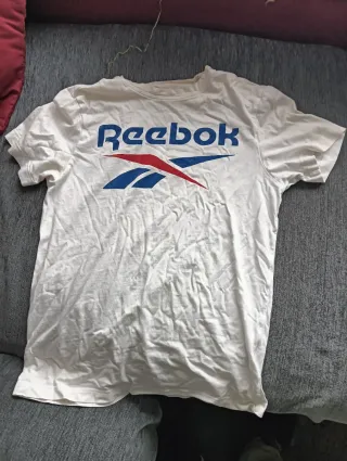 Camiseta Reebok Hombre Blanca