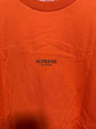 Camiseta Supreme First and Best talla M