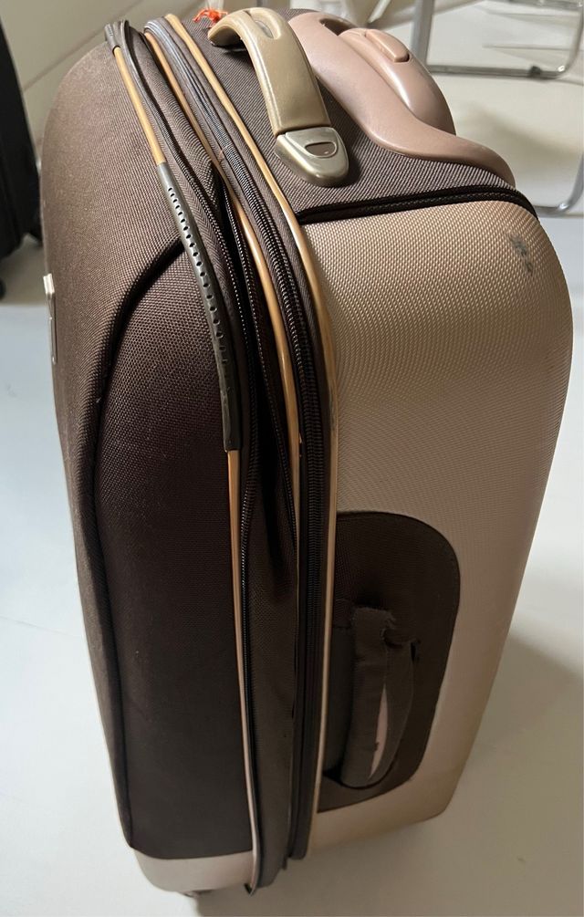 Maleta mediana Gladiator naranja y marrón