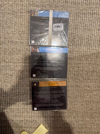 CDs de Ópera Giuseppe Verdi: Nabucco, Rigoletto,