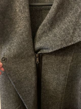 Chaqueta Zara Lana Gris