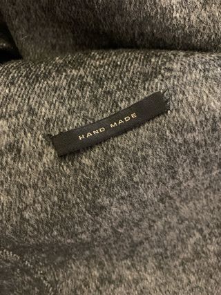 Chaqueta Zara Lana Gris