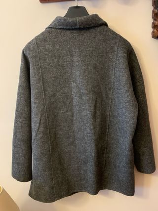 Chaqueta Zara Lana Gris