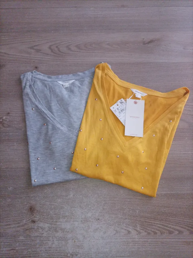 Camisetas Springfield Talla M con Tachuelas