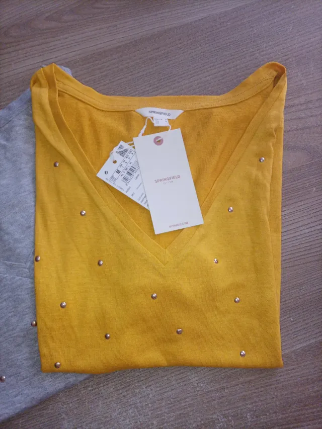 Camisetas Springfield Talla M con Tachuelas