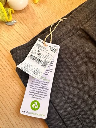Pantalones niño Kiabi grises