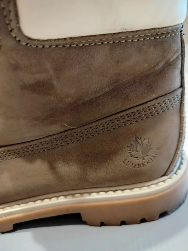 Scarponcini Lumberjack Beige/Marrone Tg 38