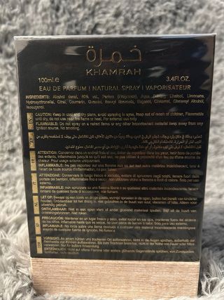 Perfume Khamrah Lattafa Dorado Naranja