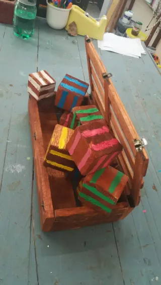 Bocce quadre colorate