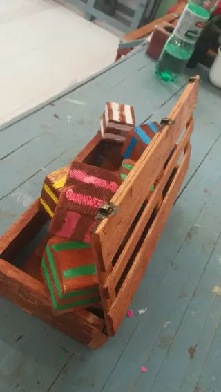 Bocce quadre colorate