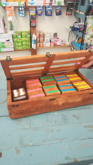 Bocce quadre colorate