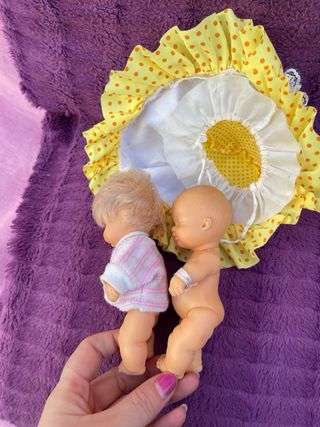 Lote de 2 muñecas Barriguitas con todo lo q ves