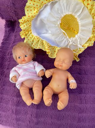 Lote de 2 muñecas Barriguitas con todo lo q ves