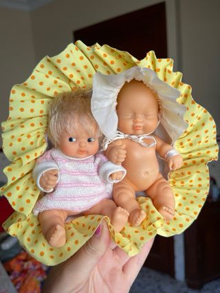 Lote de 2 muñecas Barriguitas con todo lo q ves