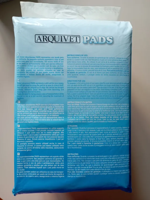 Arquivet Empapadores Perro 60x60 (30 uds)