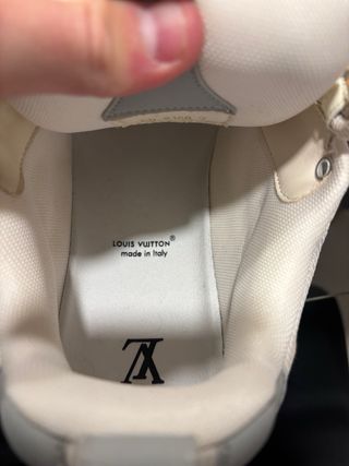 Louis Vuitton Skate Grigie Bianche Taglia 43