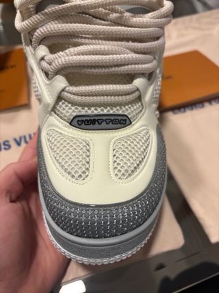 Louis Vuitton Skate Grigie Bianche Taglia 43