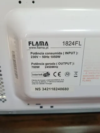 Microondas Flama Blanco 700w