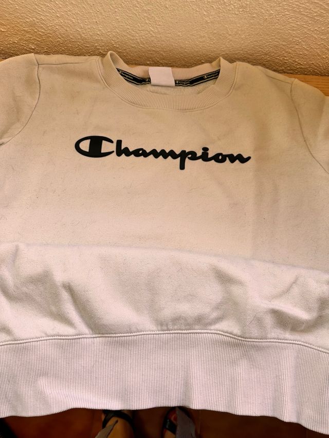 Sudadera Champion Beige