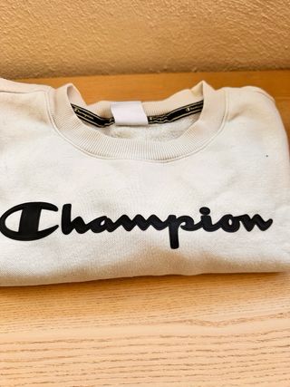 Sudadera Champion Beige