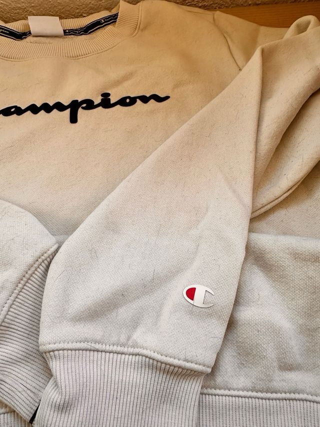 Sudadera Champion Beige