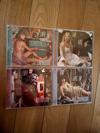 Pack 4 CDs Taylor Swift The Life of A Showgirl
