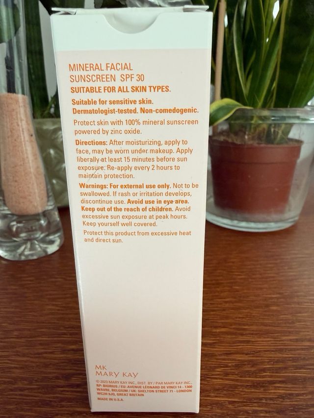 Mary Kay Protector Solar Facial Mineral SPF 30