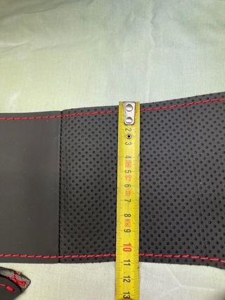 Coprivolante similpelle cucito