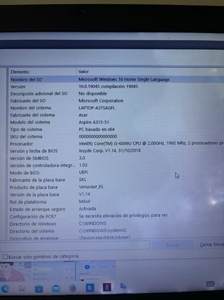 Portátil Acer 3 A315-51-31SW Rojo