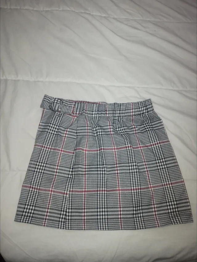 Falda corta cuadros talla S