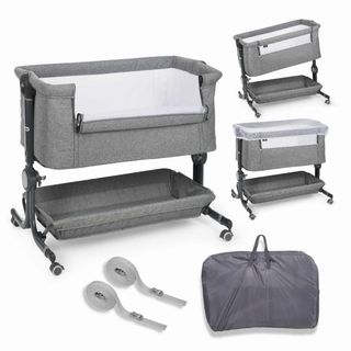 Cuna colecho MS gris