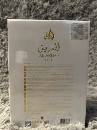 Perfume Al Areeq Gold Lattafa 100ml.