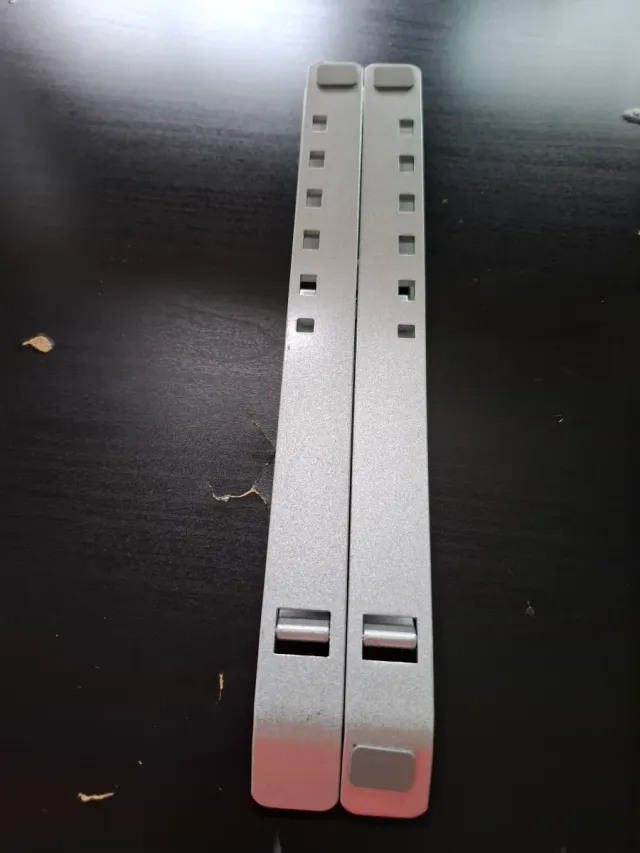 Soporte Portátil Metal Gris Plegable