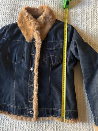 Chaqueta vaquera con pelo