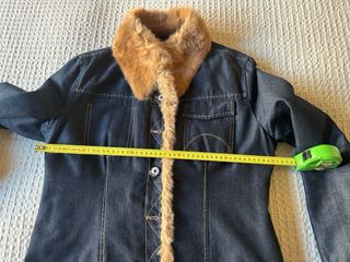 Chaqueta vaquera con pelo