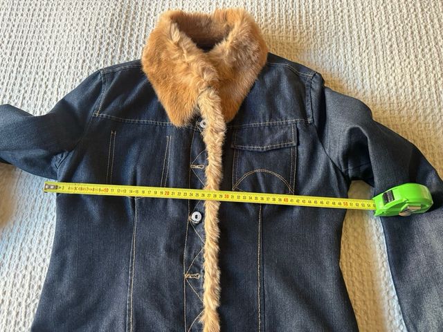 Chaqueta vaquera con pelo