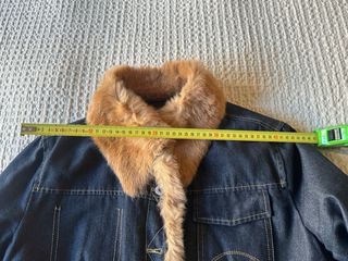 Chaqueta vaquera con pelo