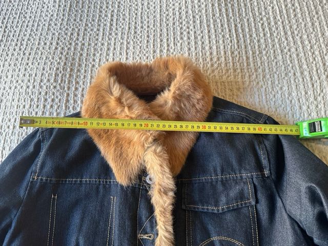 Chaqueta vaquera con pelo