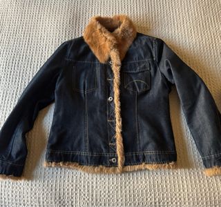 Chaqueta vaquera con pelo