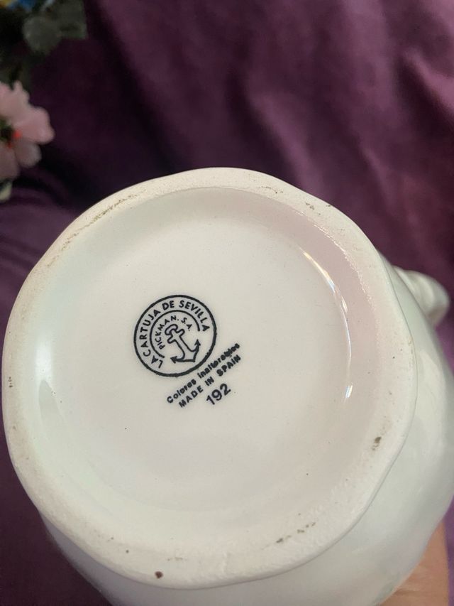 Cafetera La Cartuja Blanca Porcelana