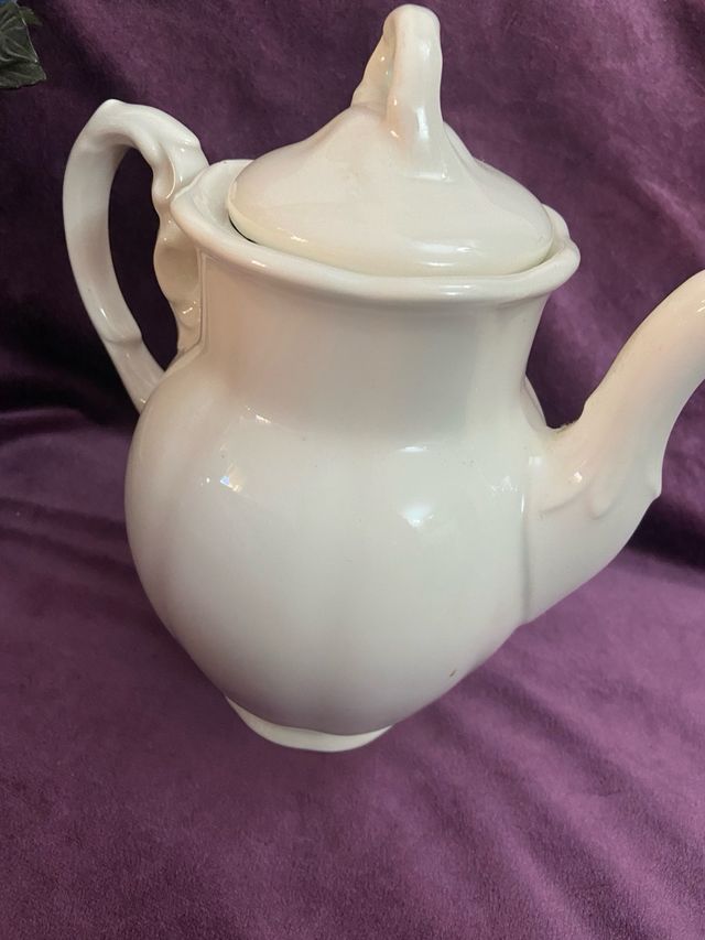 Cafetera La Cartuja Blanca Porcelana